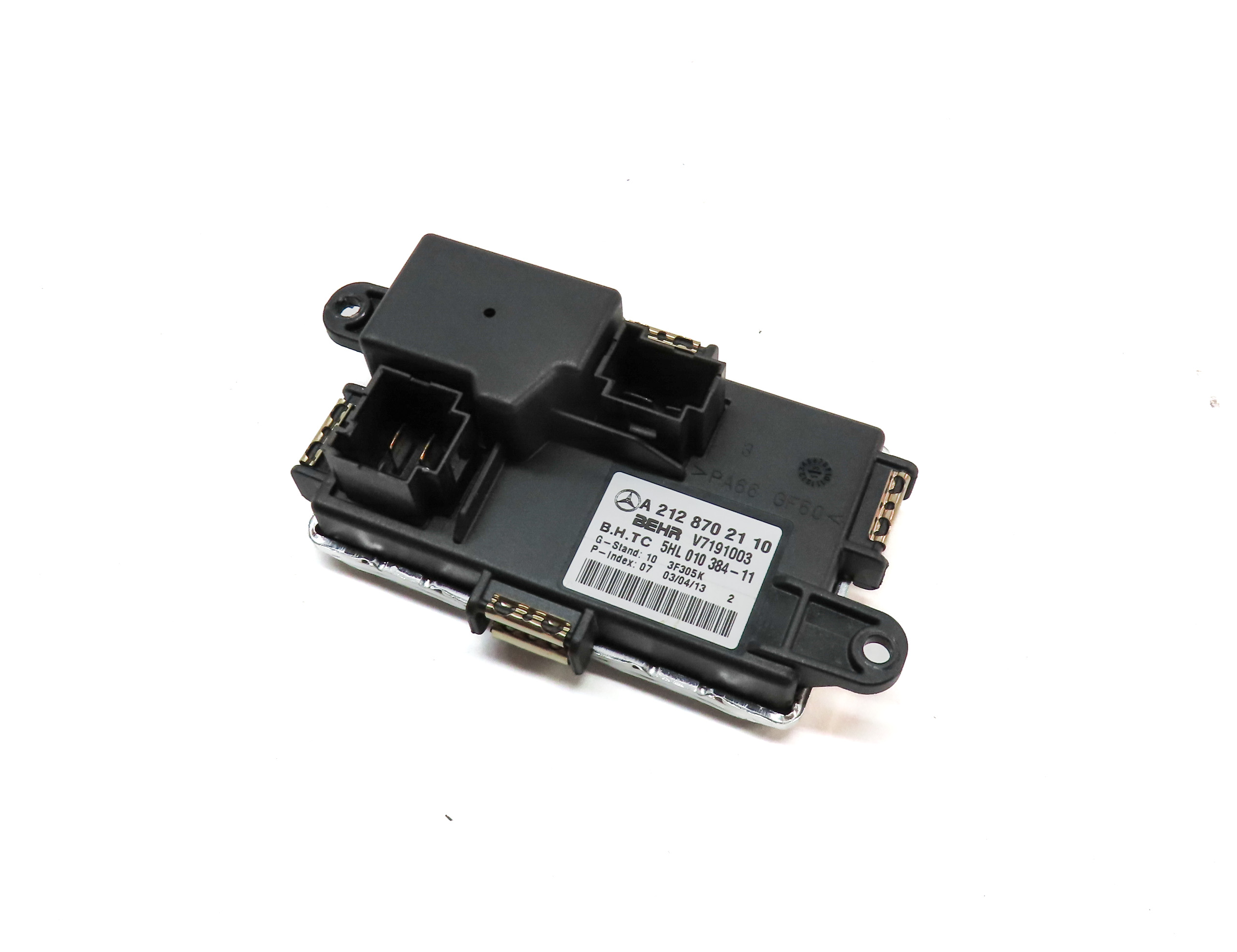 2013 MERCEDES C250 (W204) FRONT HEAT AIR AC HVAC BLOWER MOTOR RESISTOR MODULE — exact item pictured